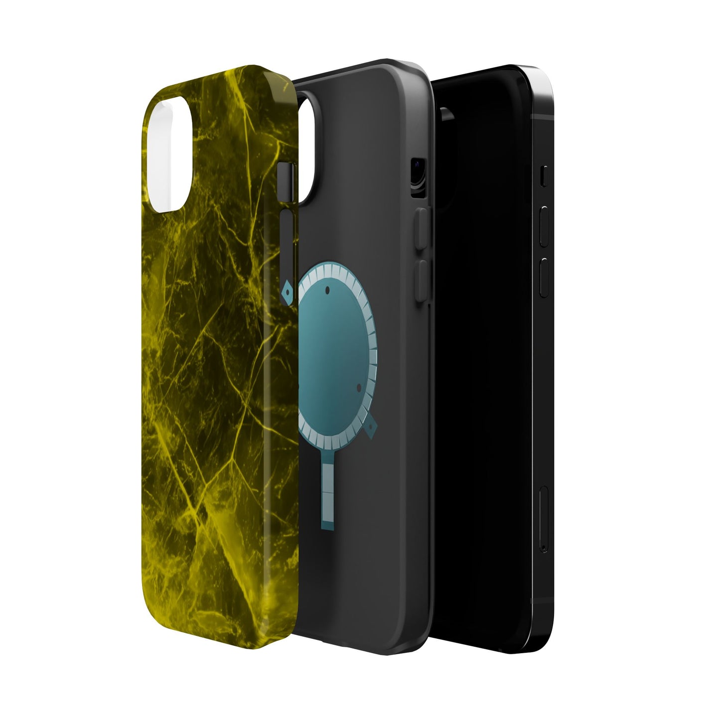 Marble Magnetic Tough Case for iPhone - Stylish Protection
